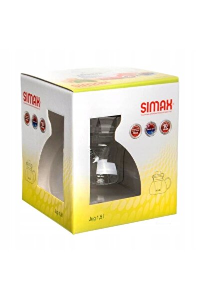 Simax 1.5 ibric infuzor termorezistent pentru cafea, ceai și plante aromatice...
