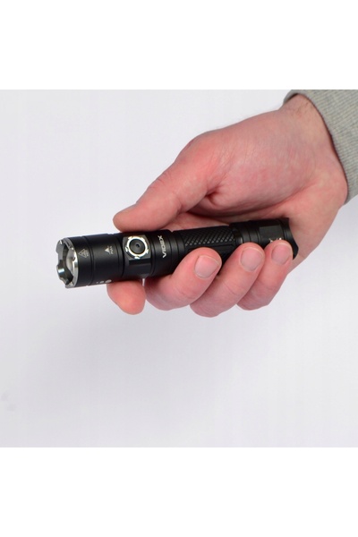 NO BRAND Lanterna tactică LED 10W, baterie reîncărcabilă pentru 83 de ore, 12...
