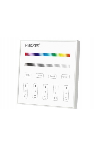 NO BRAND PANOU de perete cu 4 zone MILIGHT pentru cutie RGB T3