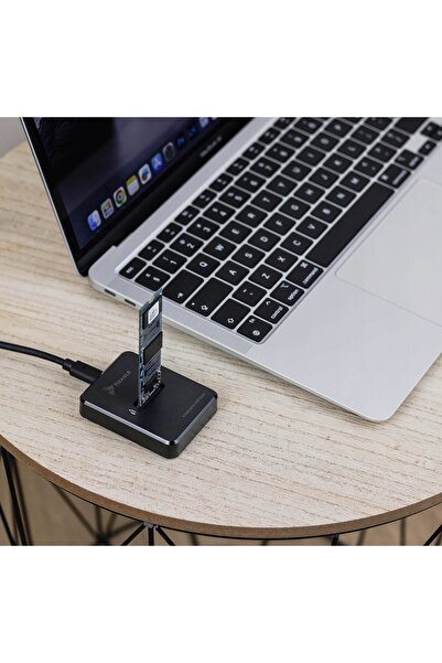 NO BRAND Adaptor SSD m.2 NVME PCIe SATA NGFF 2w1 slot disc M2 USB 3.2 USB-C 10GB