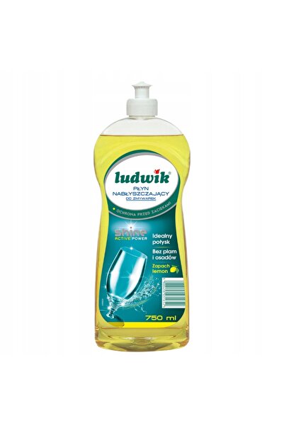 LUDWİK Agent de clătire pentru mașina de spălat vase, lămâie, 750 ml x4