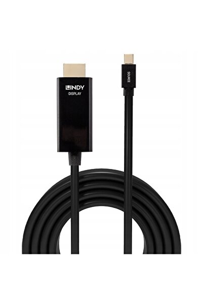 Bark and Lindy LINDY Mini DisplayPort - HDMI 10.2G 3m Negru 4K UHD 30Hz Cablu...
