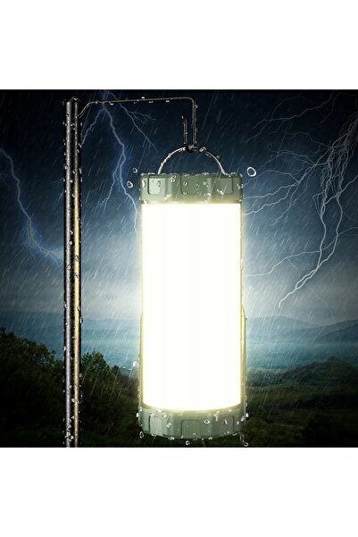 NO BRAND LAMPĂ LED DE CAMPING REÎNCĂRCABILĂ ÎNCĂRCARE USB-C IMPERMEABILĂ IP68...