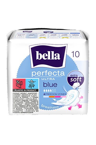 NO BRAND Bella Perfecta Ultra Blue absorbante igienice 10 bucăți. ULTRA-SUBȚI...