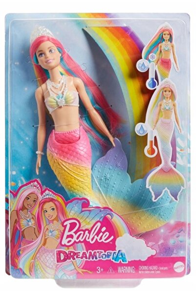 Barbie Păpușă Sirenă Curcubeu GTF89