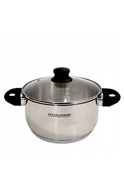 NO BRAND FACKELMANN GARNEK cu capac 2,8L 20cm oțel 16/10 Geneva compatibil ga...