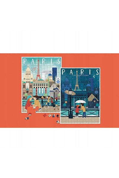 NO BRAND Londji: Puzzle Paris - Zi și Noapte 350 piese
