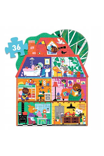 djeco Puzzle gigant DOMEK SMALL FRIENDS 36 piese 7169