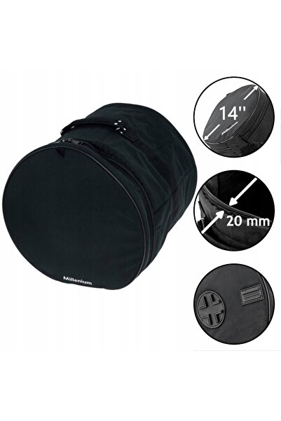 NO BRAND Husă 14x14 pentru setul de tobe din seria Tour, cu spumă de 20 mm, M...