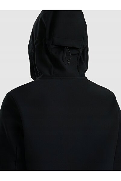 4F Jachetă softshell de damă, membrană antivânt 5000 r. XS negru