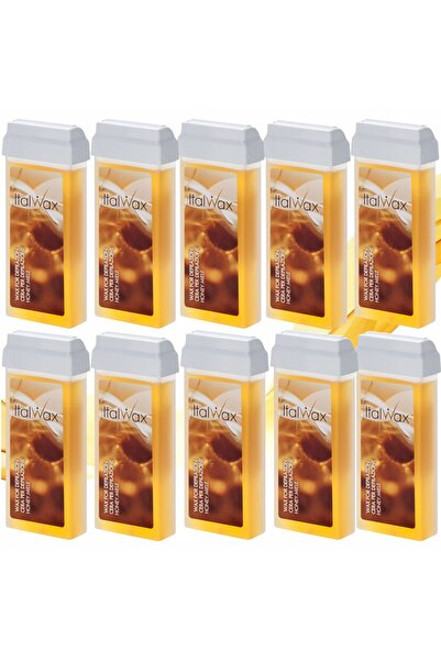 NO BRAND 10 x ceară roll-on Miere HONEY honey ITALWAX roll-on DEPILARE picioa...