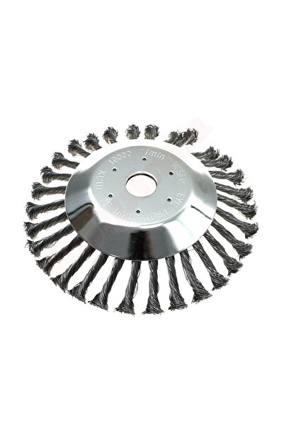 NO BRAND Perie metalică NS curbată 200mm bază 20mm