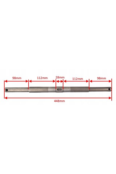 NO BRAND 448MM MASTERCUT HSDT1050 HSDT1051 ARBORE DE TRANSMISIE PENTRU FRĂGAȘ...