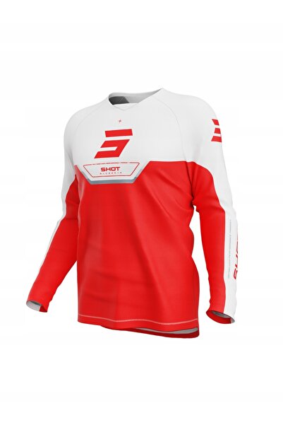 NO BRAND SHOT RACING BLUZA DRAW KID DAYTONA RED [Mărimea YXL]
