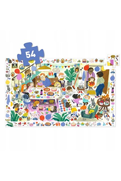 djeco Puzzle de observație: Ziua de naștere a lui El - 54 de ani. 7566