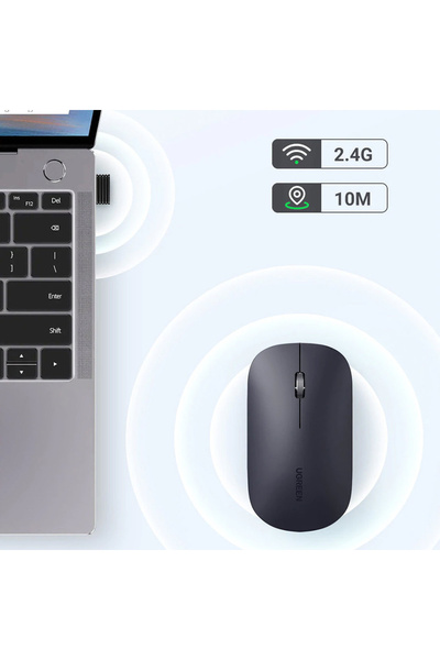 Ugreen SET Mouse + Mousepad pentru computer Mouse fără fir pentru PC universal