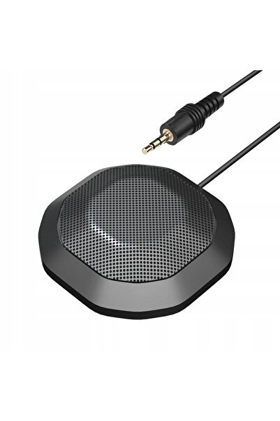 NO BRAND MICROFON 360° JACK 3,5 MM PLUG AND PLAY PENTRU PC LAPTOP CONSOLE WIN...
