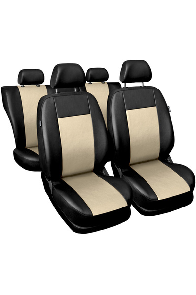 NO BRAND Huse din piele pentru scaune VW TROC