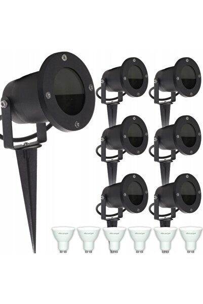NO BRAND 6x LAMPĂ REFLECTORIZANTĂ ÎNCASTRATĂ CU ȘPIȚ ROTATIV 230V ALB NEUTRAL
