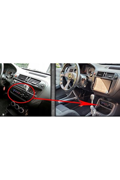 NO BRAND Radio auto cu sistem de navigație cu ecran tactil Android pentru Hon...