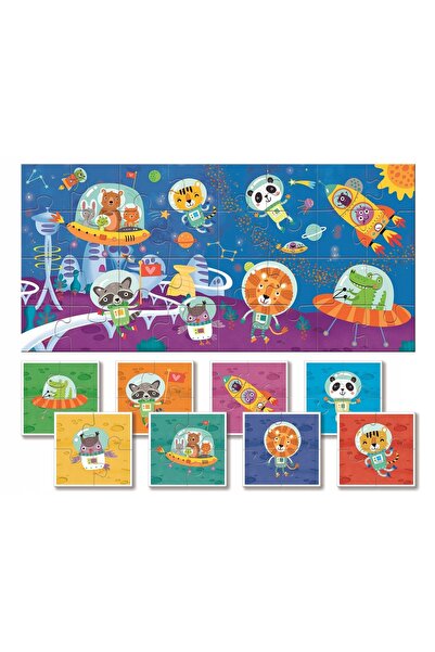 NO BRAND LUDATTICA: Puzzle cu răsucire dublă pentru cei mai mici - COSMOS 21832