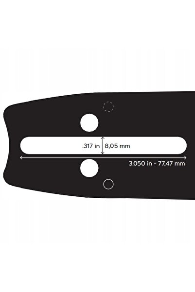 NO BRAND Lamă laminată MICRO-LITE OREGON 13 " 325 1.3 mm