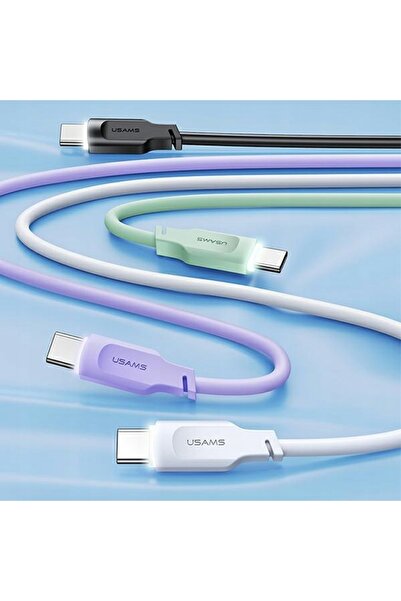 NO BRAND Cablu USMAS USB-C PD cu încărcare rapidă, 1,2 m, verde