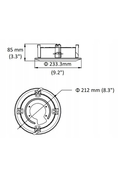 Hikvision Montaj pe tavan DS-1671ZJ-SD11