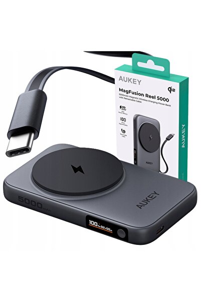 AUKEY Power Bank Magnetic PB-MS07A 5000mAh MagSafe Qi2 20W