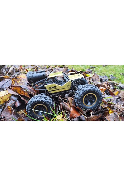 Swede Mașină RC 1:18 Rapidă Off-Road Telecomandă 27MHz Roți Gigantice cu LED-...