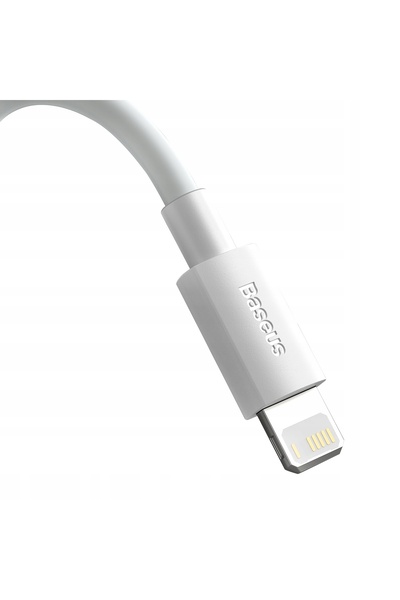 NO BRAND 2x Simple Wisdom Cablu iPhone Lightning - USB-C 20W 1.5 m - Alb