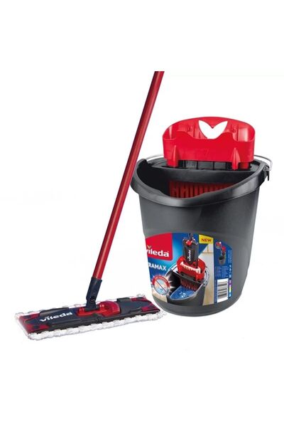 Vileda Mop Ultramax Box Grill + Zmywak Glitzi + Mănuși Universale