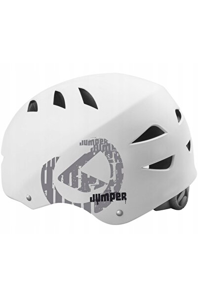 KELLYS BIKES Cască KELLYS JUMPER MtB BmX M/L 58-61cm alb-gri
