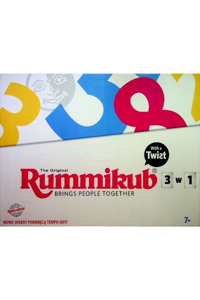 NO BRAND RUMMIKUB 3IN1 Original 3 jocuri într-un singur joc de societate