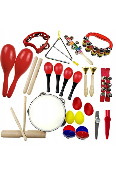 NO BRAND Set mare de instrumente de percuție - Percuție Orff