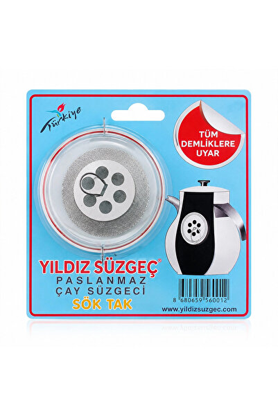 SORA GROUP Sök Tak Tea Strainer – Detachable Tea Strainer with Stainless Stee...