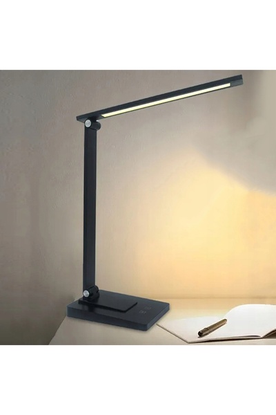 Aptel Lampă de birou LED reglabilă, pentru birou și școală, USB, control tact...
