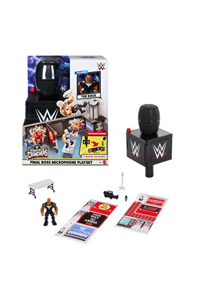NO BRAND Set de wrestling WWE figurină cu microfon Final Boss Knuckle Crunche...