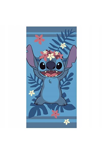 NO BRAND Prosop de plajă 70x140 LILO & STITCH - Flori