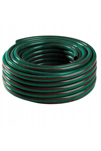 NO BRAND Furtun de grădină din cauciuc 1/2 " 30m 4 straturi armat, fabricat î...