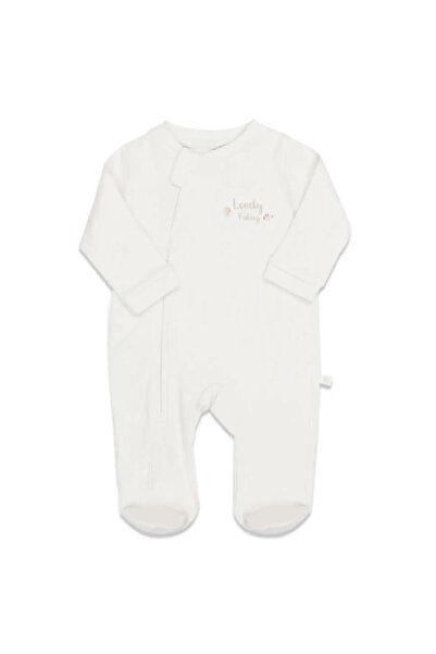 Bistyle Jumpsuit with Zipper Modal Lovely Fishing 15132 Ecru