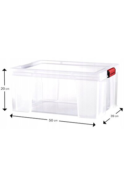 NO BRAND Cutie organizatoare Box Box 27L pentru depozitarea lucrurilor și hai...