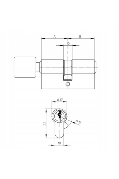 gerda INSERT DE NICHEL CU BUTON 35G/30 3 CHEI