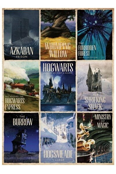 Aquarius Puzzle Harry Potter Postere de călătorie 1000 piese 48581
