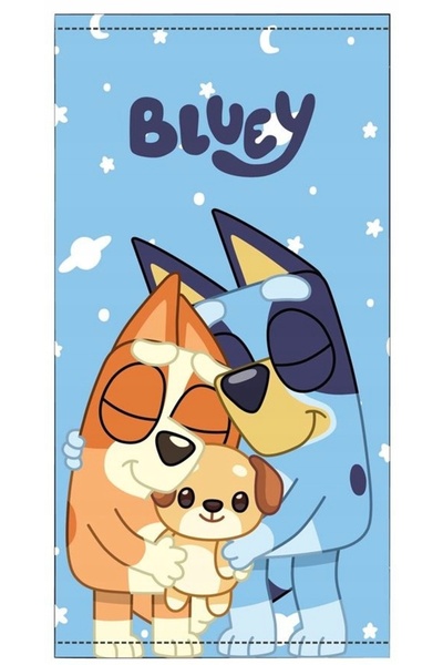 NO BRAND Bluey - Prosop de plajă Bluey 70 cm x 140 cm 07504