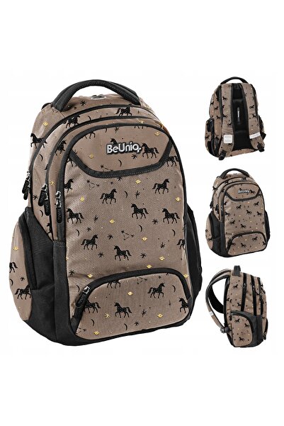 NO BRAND BeUniq Rucsac școlar pentru adolescente cu motiv Unicorn, destinat f...