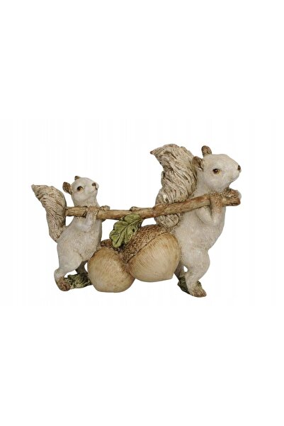 NO BRAND Figurină decorativă cu veverițe