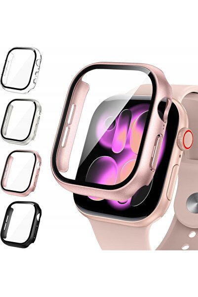 NO BRAND Kit 4 x Carcasă și Sticlă Apple Watch 11/10 42 mm Protecție Completă...