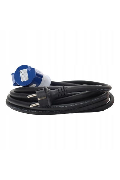 NO BRAND ADAPTOR CEE 16A SCHUKO CU 3 PINI, 230 V, PENTRU AUTOCARAVANE, REMORC...