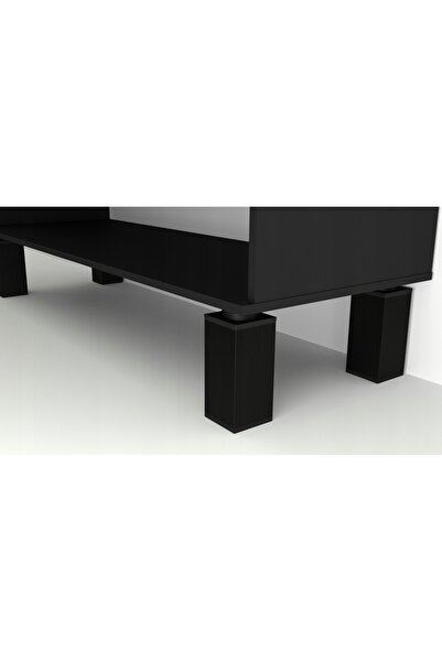 NO BRAND 4 x Picior de mobilier reglabil 120 mm negru